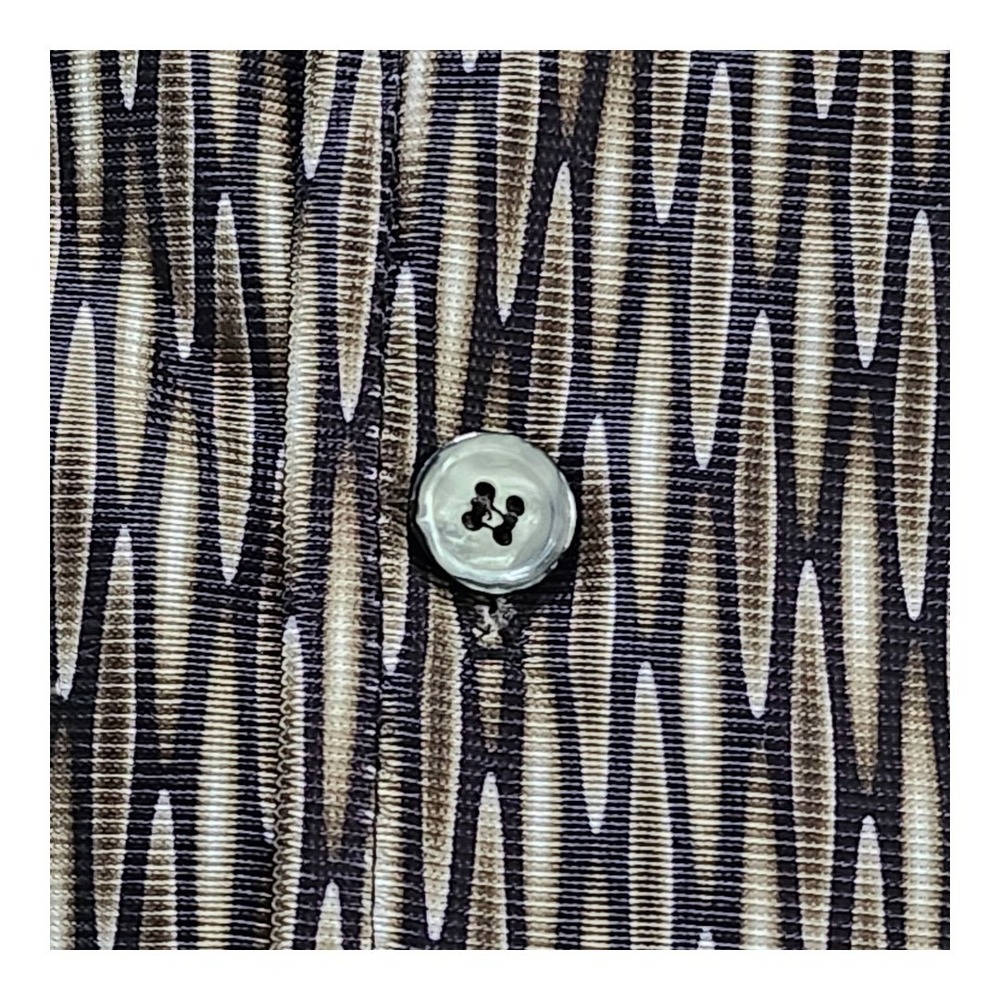 Street Culture Vintage Shirt Men Large Geometric Y2K Raver Cyber Grunge‎ Punk - Picture 8 of 8